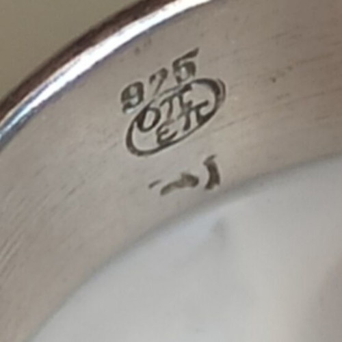Silver 925 ring like new, minimal unisex design