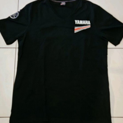 Yamaha T-shirt V-neck XXL slim line like new, black