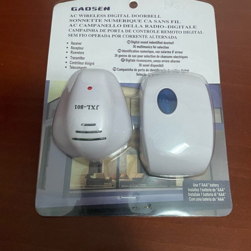 Gaosen wireless doorbell with 36 melodies new