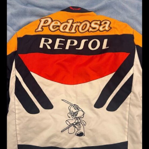 Honda Daring Raceware Moto Jacket Pedrosa XL like new with alarm lock gift