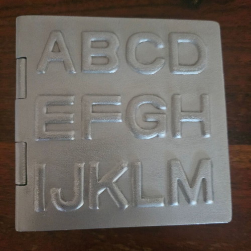 Small metal notebook new