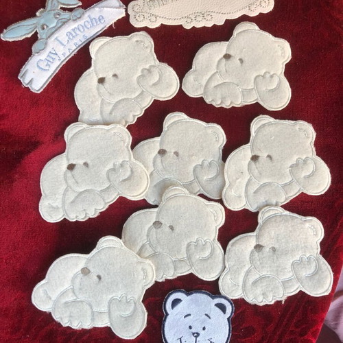 Sew-on patches for children's clothes new in excellent condition