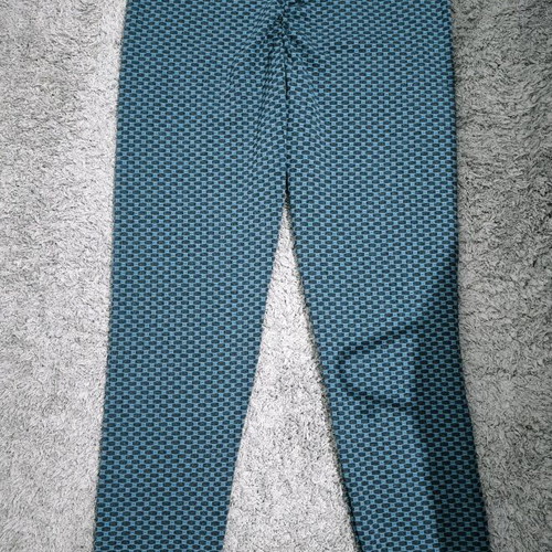 Sports Leggings blue with black pattern size Small new