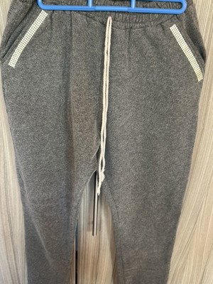 Women's gray tracksuit used, size S/M, pockets with rhinestones
