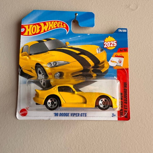 Hot Wheels ‘96 Dodge Viper GTS 2025 New 1:64