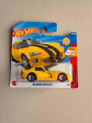 Hot Wheels ‘96 Dodge Viper GTS 2025 New 1:64