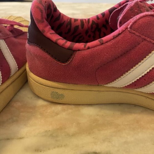 Adidas Superstar Fuchsia Suede athletic shoes size 37.5 used
