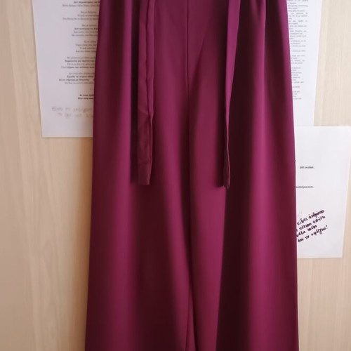 Wide-leg pants new, purple, size L