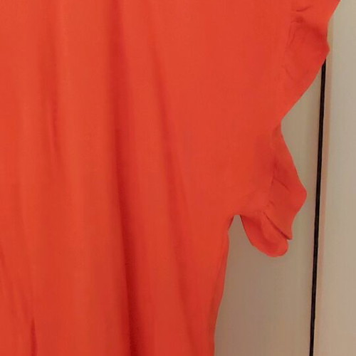 Celestino blouse and long zip-culottes set like new, orange