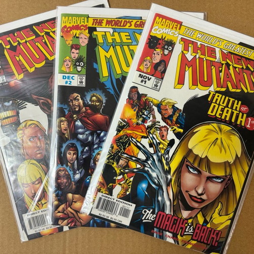 Marvel Comics The New Mutants full set issues #1-3 like new, English