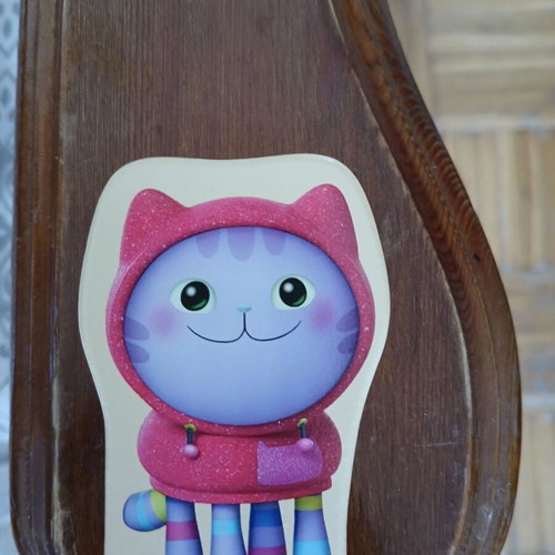Wooden Gabby's Dollhouse Cat Toy like new