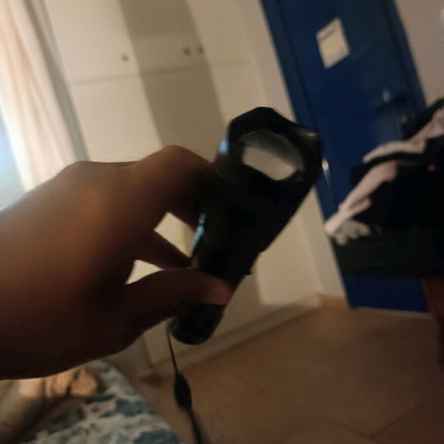 Rechargeable flashlight used, very good condition