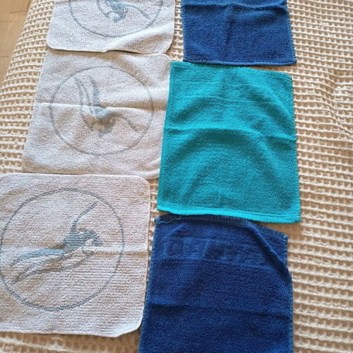 Vintage Qandas Hand Towels Set of 6 Like New