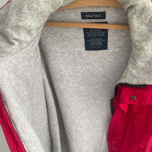 Nautica men's jacket used, red, size XL