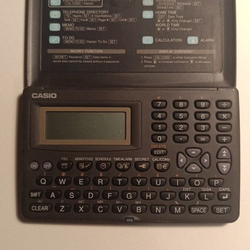 Casio Digital Diary SF-3300ER used, 32KB memory