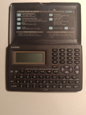 Casio ψηφιακό ημερολόγιο SF-3300ER μεταχειρισμένο, 32KB