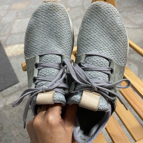 New Balance athletic shoes used, size 38, grey, fresh foam insole