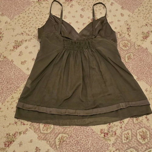 Anel top size small like new, grey anthracite with khaki