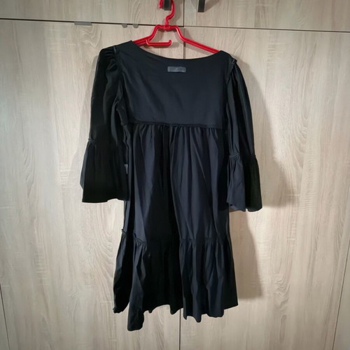Nema dress like new, black boho with bell sleeves, size M
