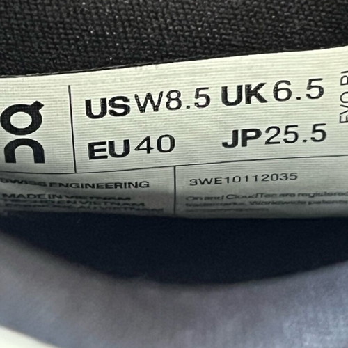 On Cloudmonster 2 women's athletic shoes used, size 40, white