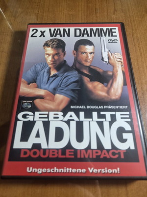 Double Impact DVD like new, uncut version with Jean-Claude Van Damme