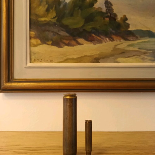 Brass casings used, set of 2 pieces
