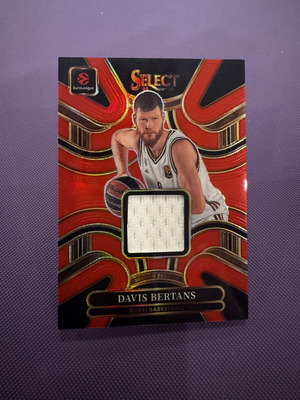 Davis Bertans 2025-26 Panini Select Euroleague patch like new