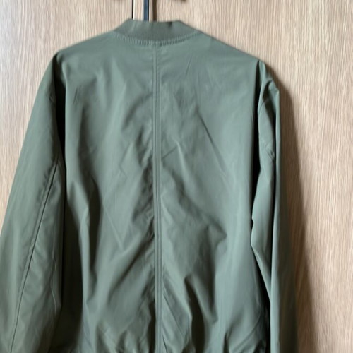 Pull & Bear men's lightweight bomber jacket used, khaki, size S