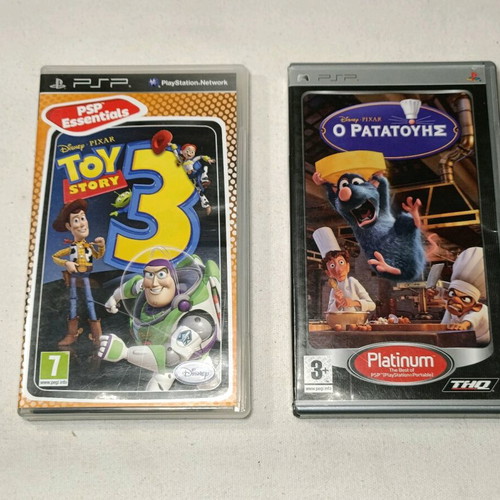 PSP game used, Toy Story 3 and Ratatouille
