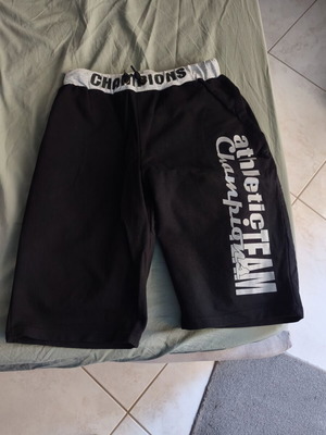 Βερμούδα Champions, μαύρη και γκρι, μεγέθη L XL