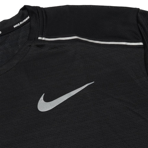 Nike Dri-FIT Running Miler Ανδρική κοντομάνικη μπλούζα μαύρο μέγεθος XL καινούργιο