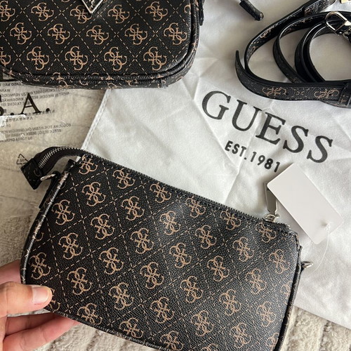 Guess bags set new, shoulder, brown, 2 pieces