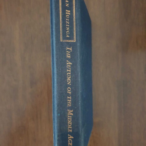 The Autumn of the Middle Ages by Johan Huizinga used hardcover book in English