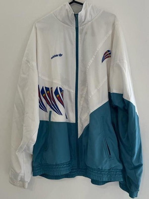 Adidas Stefan Edberg Track Jacket full zip vintage 90s used size large