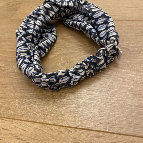 Tinos Headband new, white and blue, bleecker and love