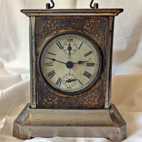 Junghans vintage mechanical mantel clock with musical mechanism, used