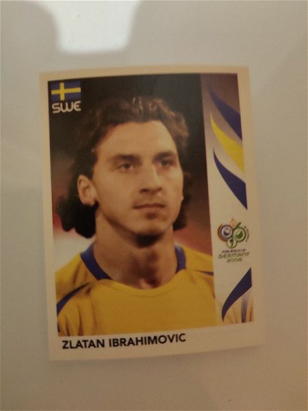 Zlatan Ibrahimovic Panini 2006 Rare