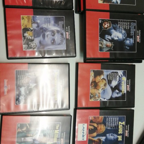 DVD collection from Ethnos tis Kyriakis, like new, various genres