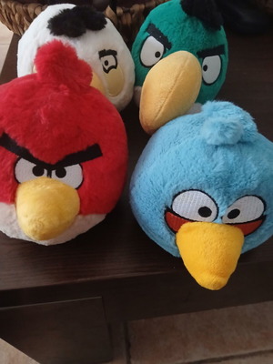 AngryBirds λούτρινα σαν καινούργια, αυθεντικό συλλεκτικό σετ