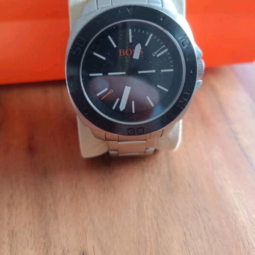 Hugo Boss Orange Sao Paulo watch used, men's, silver