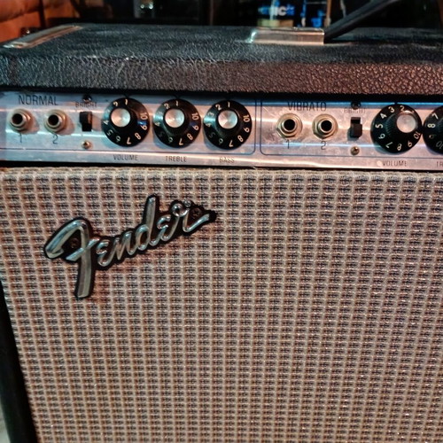 Fender Super Reverb amplifier used, 40W, 4x10" speakers, spring reverb
