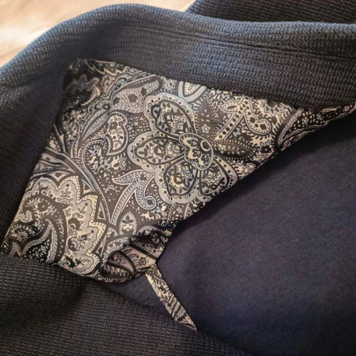 Mango blue jacket used, size Large