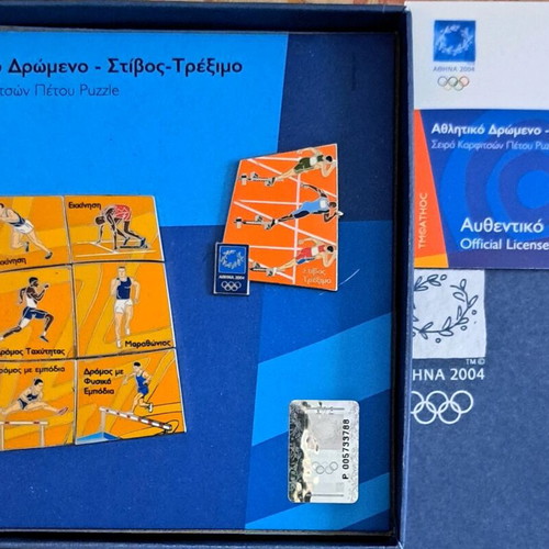 Athens 2004 Olympic Games pins new, athletic event running