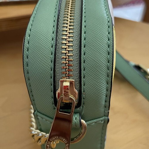 Guess crossbody bag in white and green