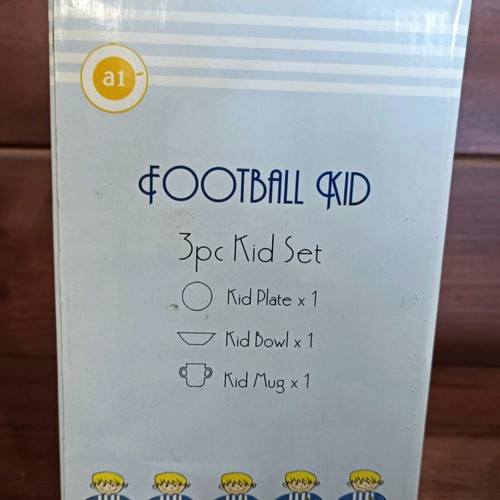 Children's football serving set new, 3 pieces