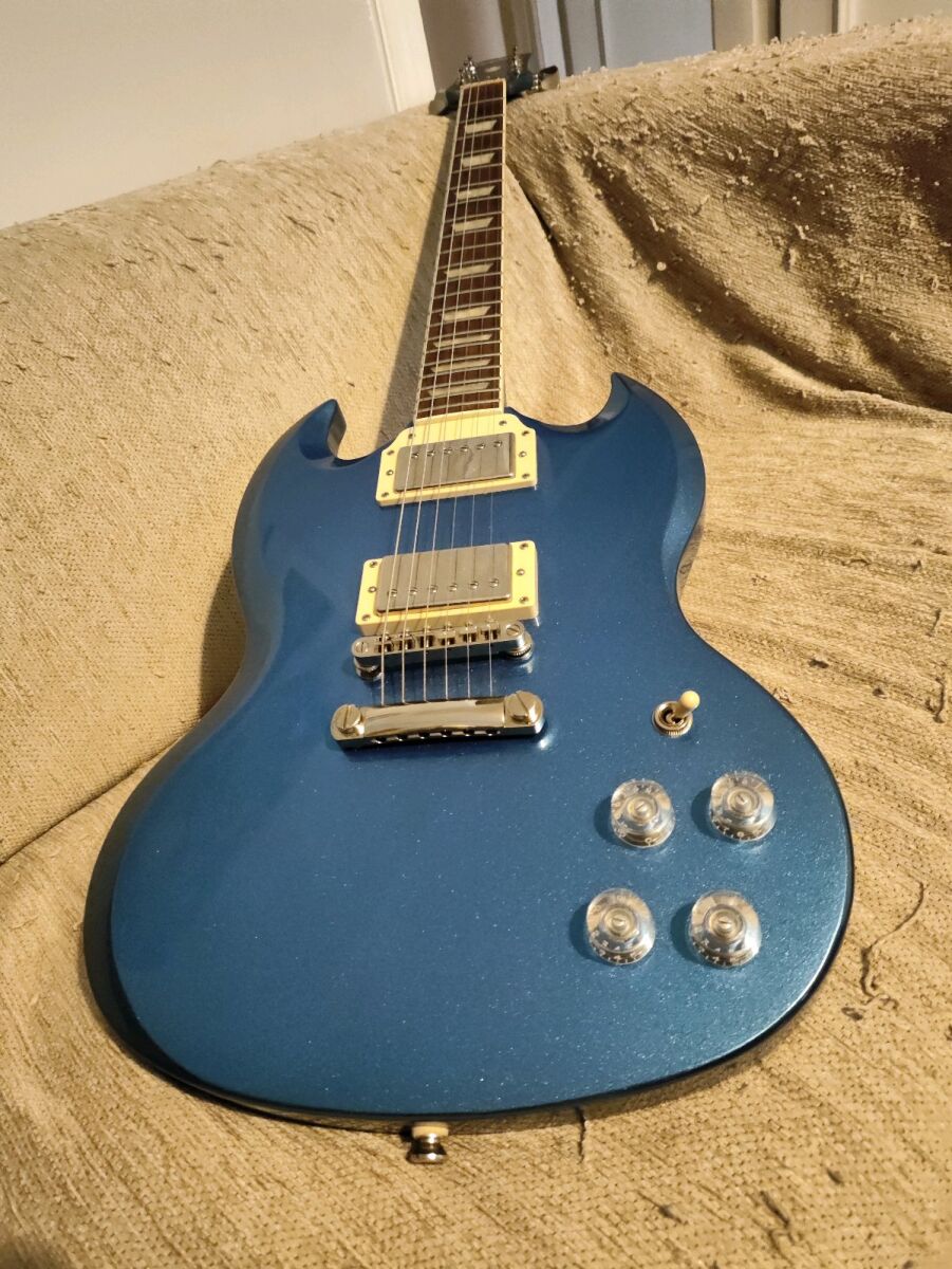 Epiphone SG Muse radio blue like new,… - € 260,00 - Vendora.cy