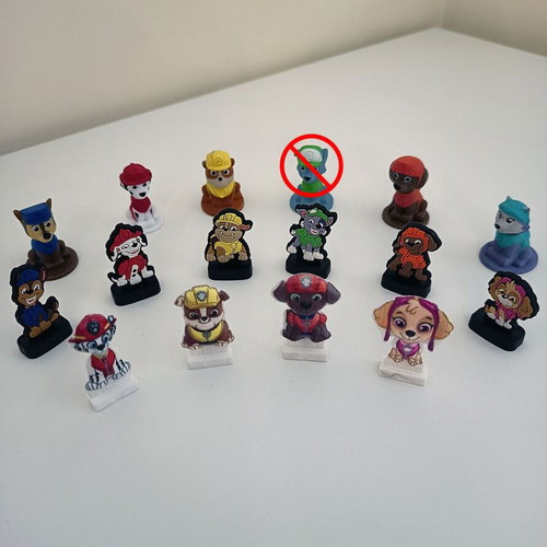 Paw Patrol collectible figures like new from ION toy eggs