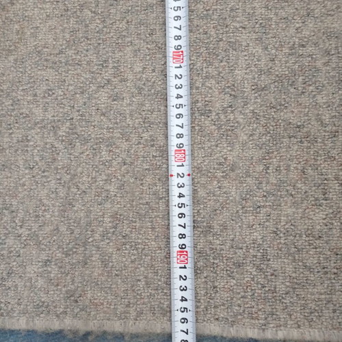 Runner rug carpet monochrome grey used 197x66