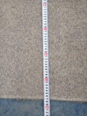 Runner rug carpet monochrome grey used 197x66