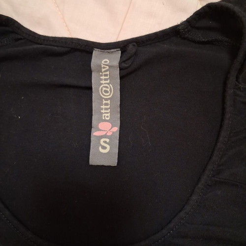Attrattivo black rock style blouse used, size S